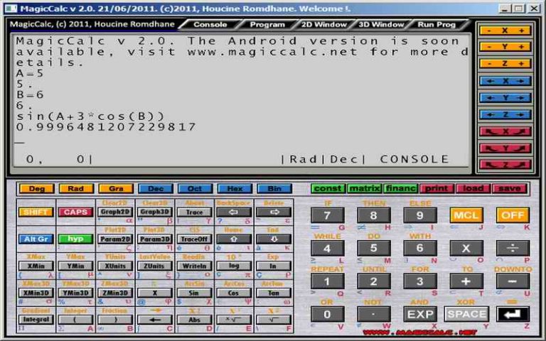 MAGIC CALCULATOR