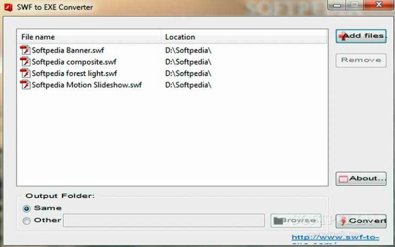 SWF TO EXE CONVERTER