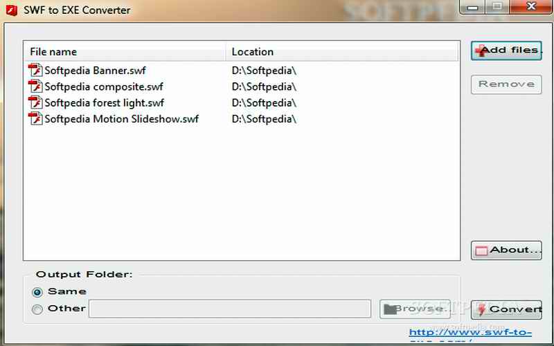 SWF TO EXE CONVERTER