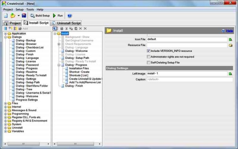 CREATE INSTAL