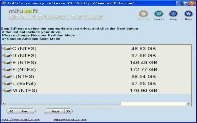 AIDFILE RECOVERY