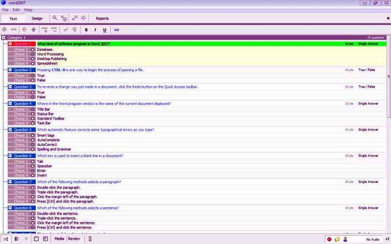 QUIZ BUILDER